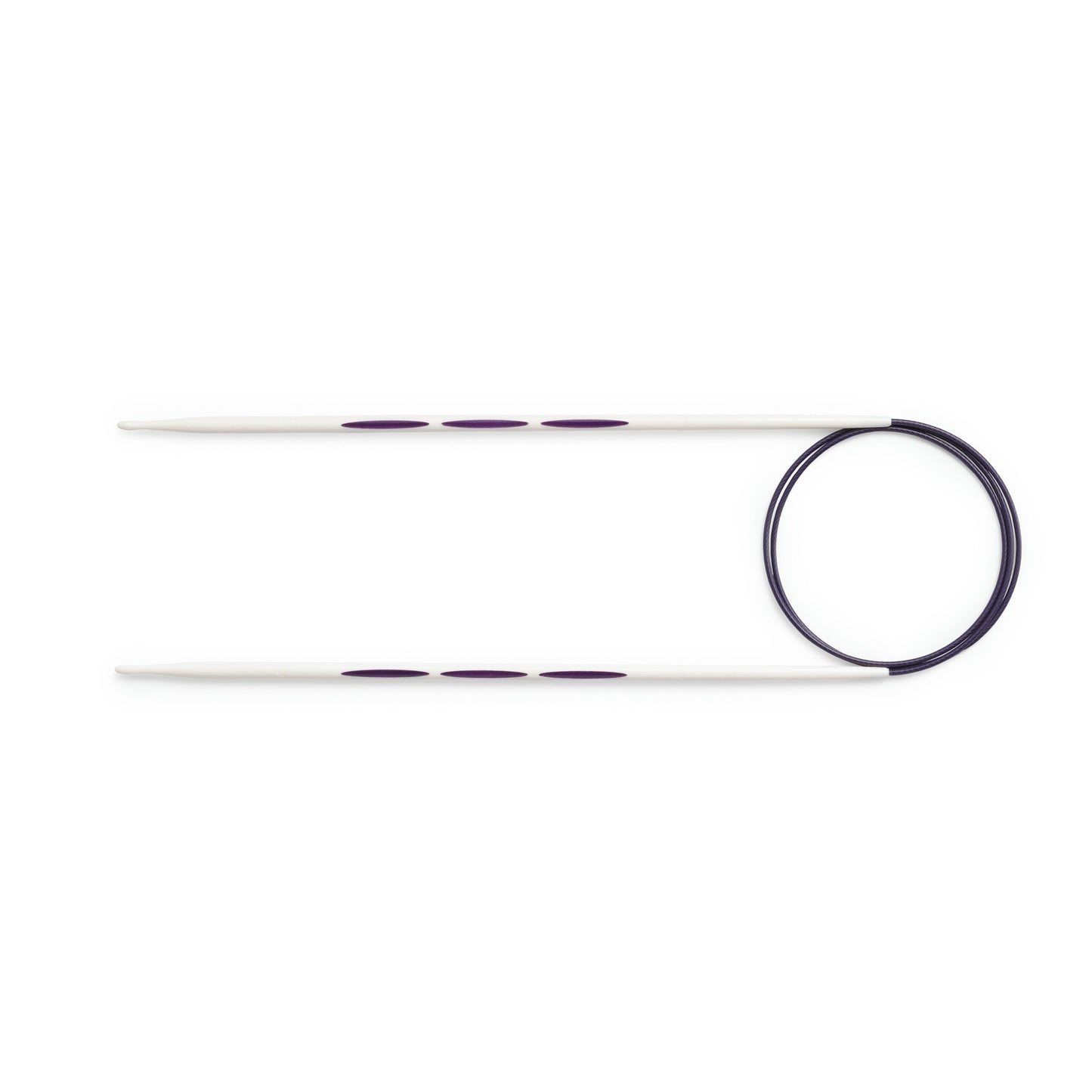 Prym Circular Knitting Pins/Needles, Ergonomic Design, 3mm x 80cm Length, High-Performance Synthetic Material, Multi-Colour