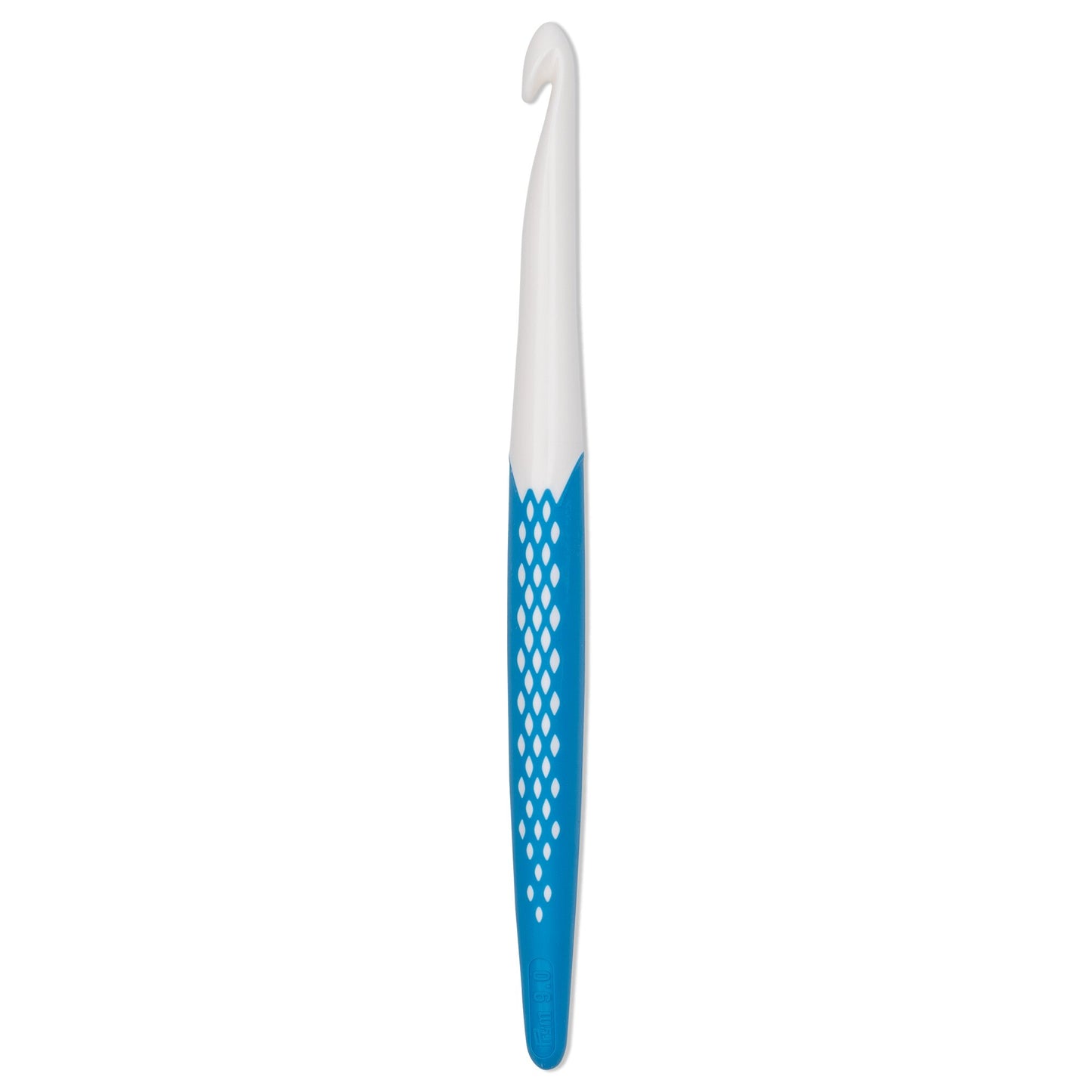 Prym Crochet hook for wool plastic Ergonomics 18 cm 9.00 mm azure