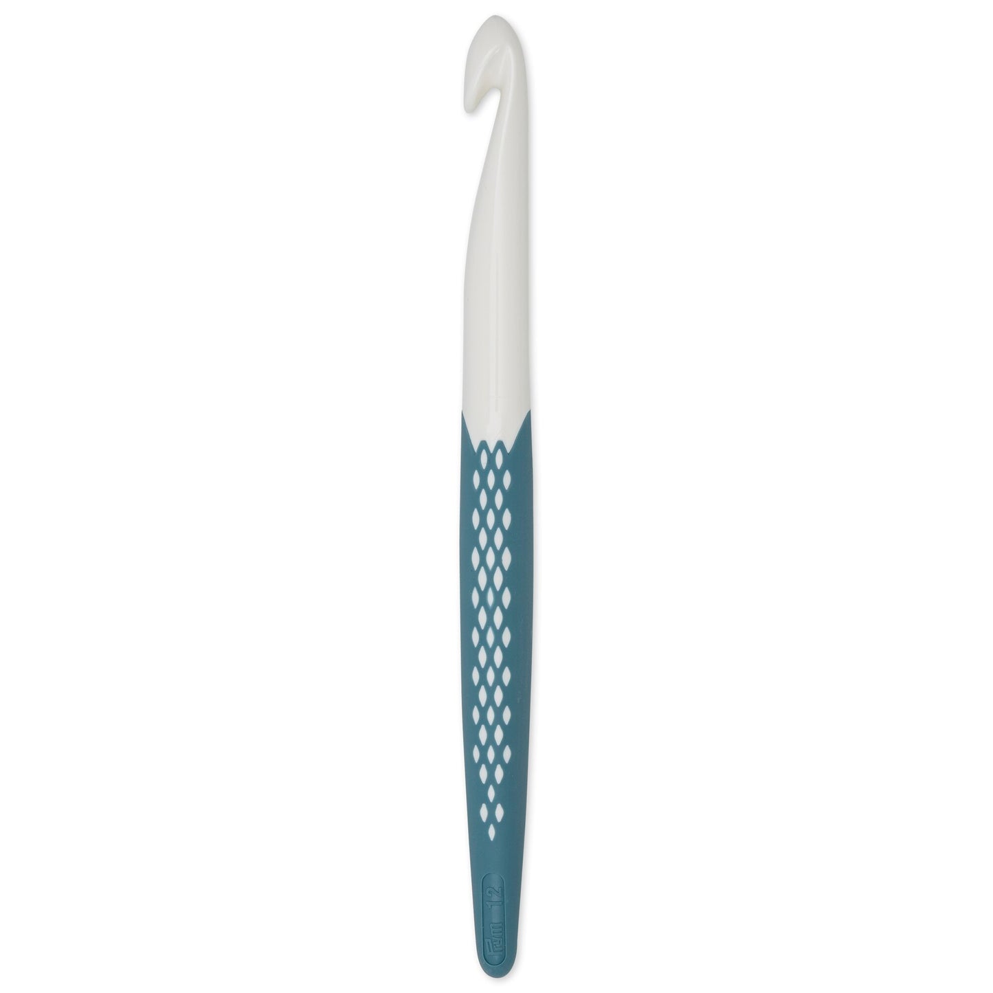 Prym Crochet hook for wool plastic Ergonomics 18 cm 12.00 mm azure