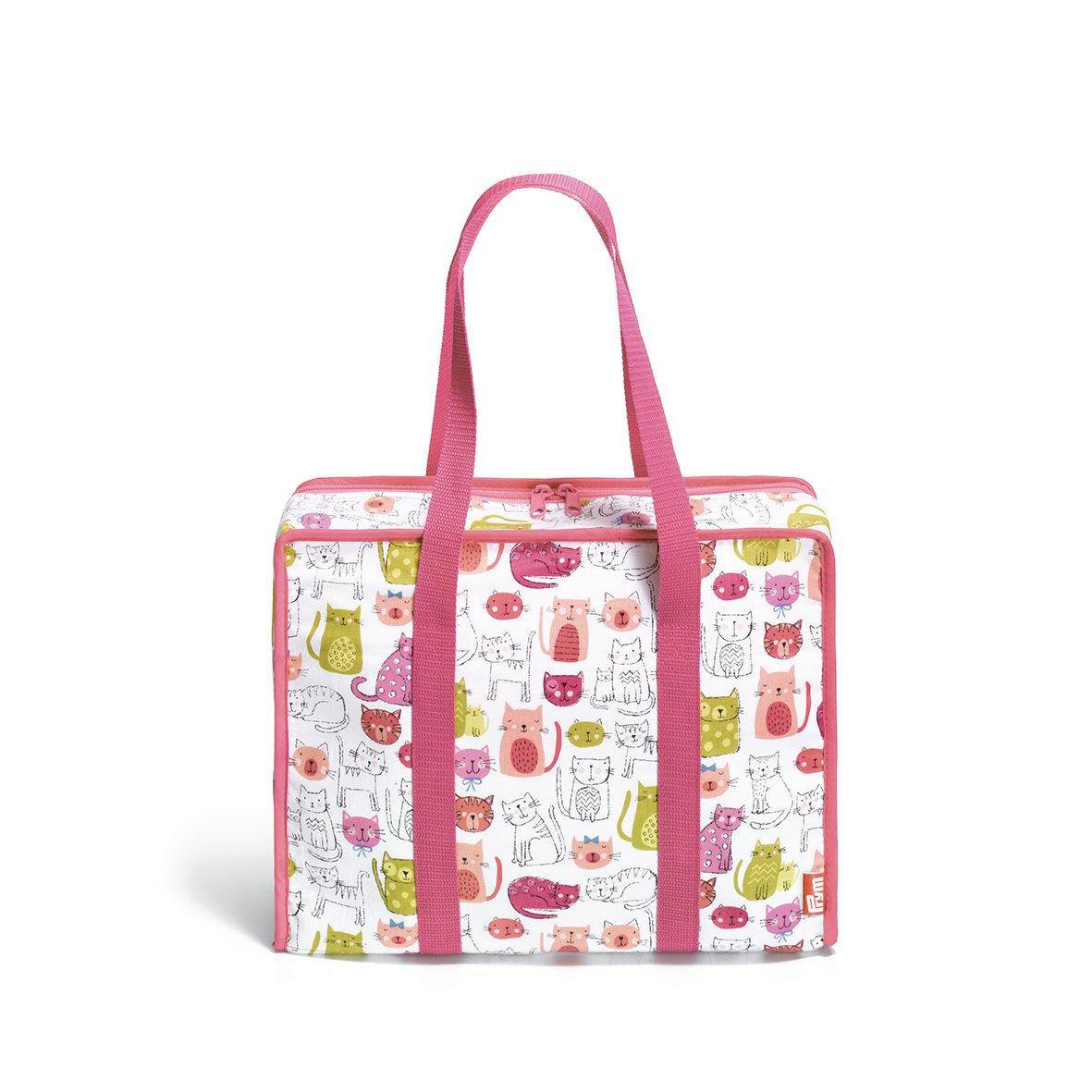 Prym All-in- One Mini Craft Organizer Bag, Kitty,All-in-one bag Pink