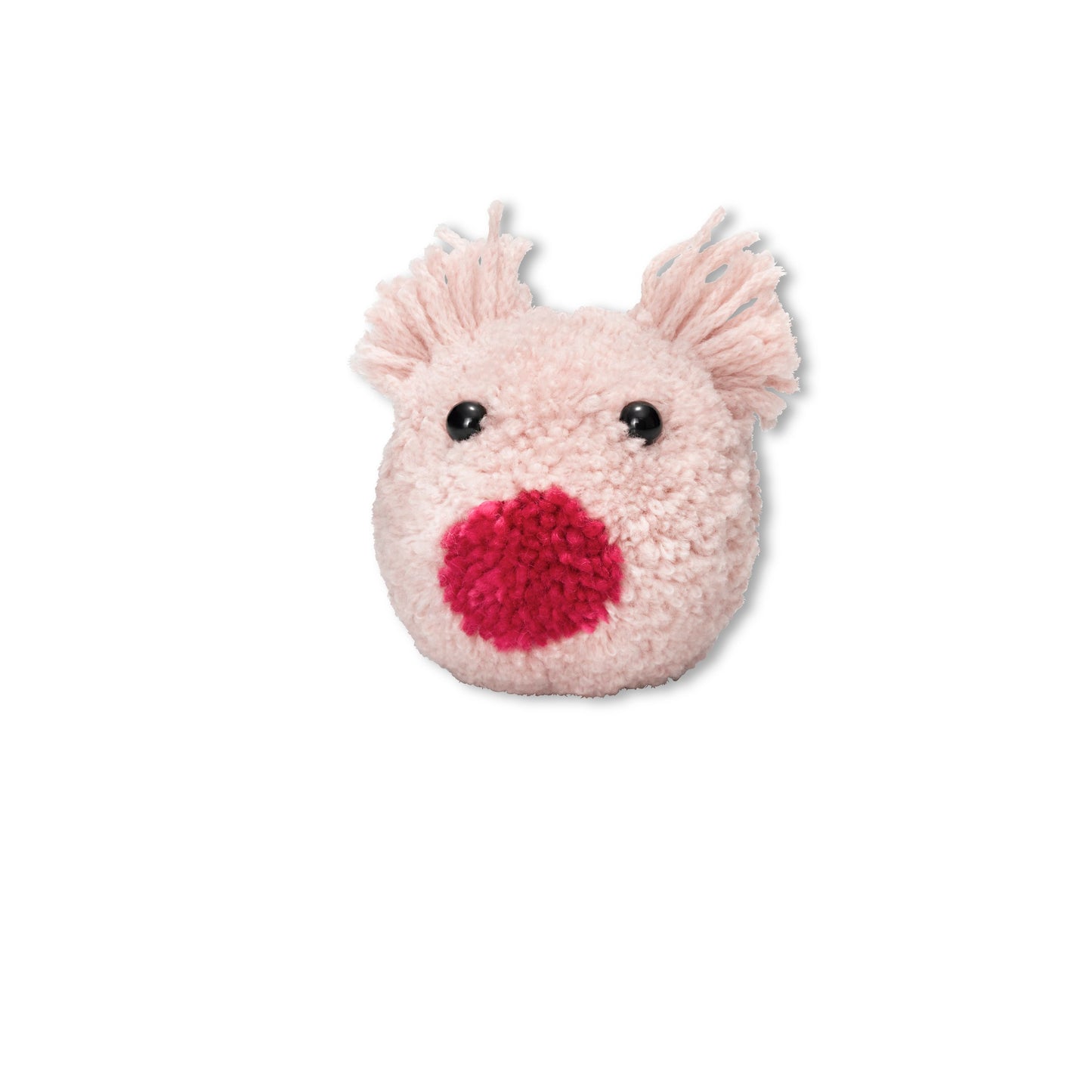 Prym Love Pompom template Pig Percy Pom Maker, 3 Sizes Fluff Ball Weaver Needle Craft DIY Wool Knitting Tool Set