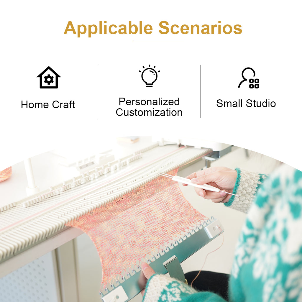 YINDI LK150 Home Knitting Machine - Portable DIY Sweater & Scarf Maker | Easy-to-Use Handcraft Tool for Beginners | Creative Knitting Gift