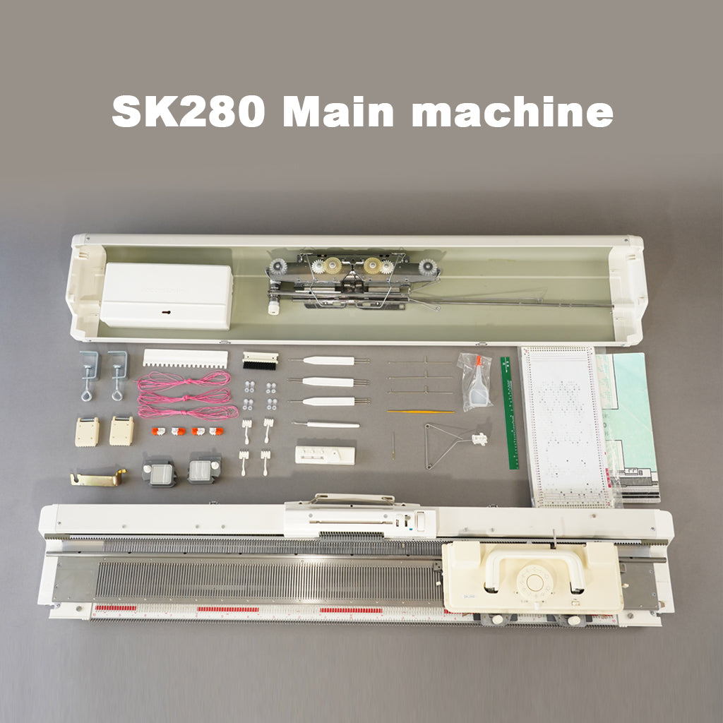YINDI SK280 Professional Knitting Machine | High-Speed Home & Commercial Use | Easy Yarn Crafting for Sweaters, Hats, Scarves | Compact Design, Beginner-Friendly