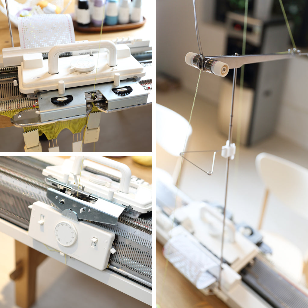 YINDI SK280 Professional Knitting Machine | High-Speed Home & Commercial Use | Easy Yarn Crafting for Sweaters, Hats, Scarves | Compact Design, Beginner-Friendly