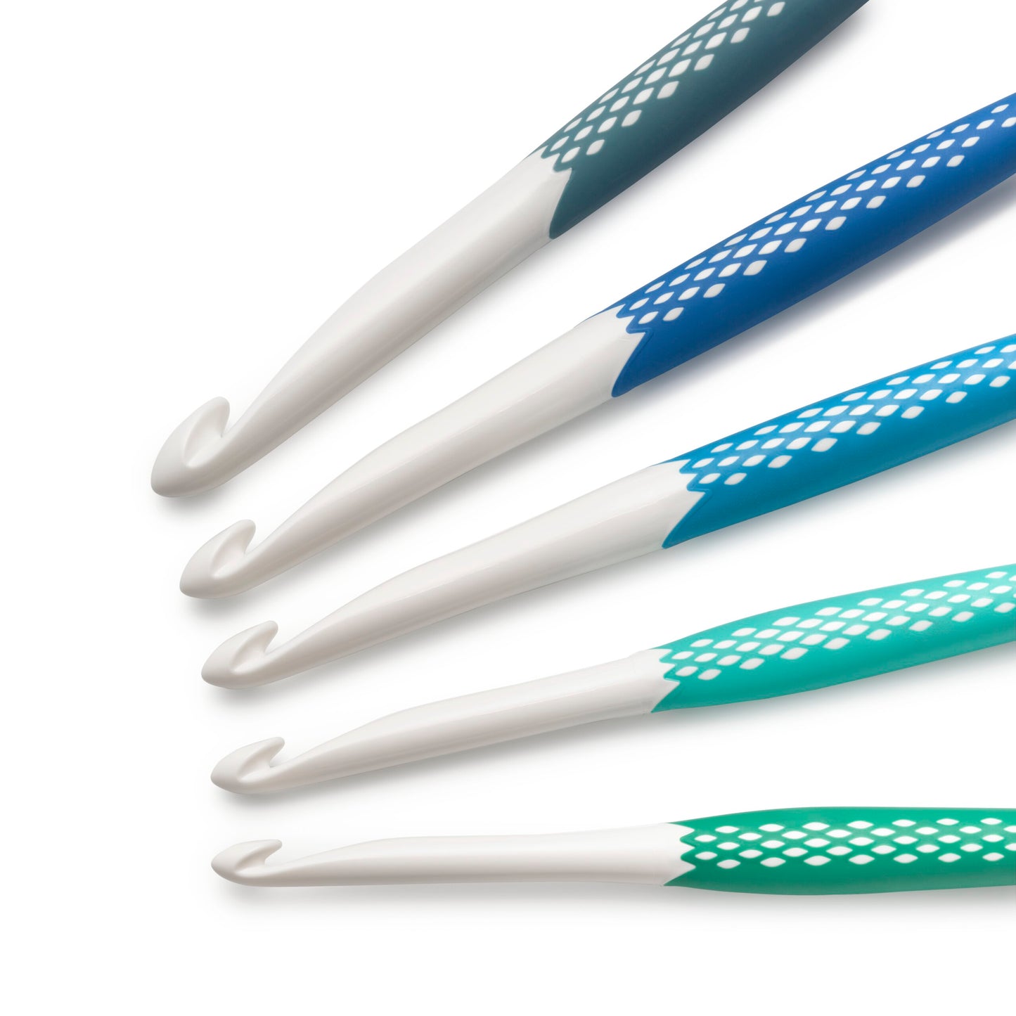 Prym Ergonomics Crochet Hook Set, Large (7mm, 8mm,9mm,10mm,12mm)
